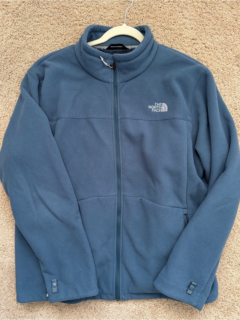 The North Face Blue Full‑Zip Performance Fleece Jacket